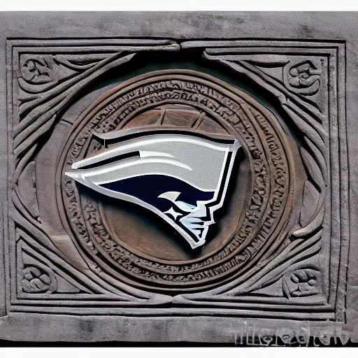 Image similar to Angkor wat bas relief new england Patriots