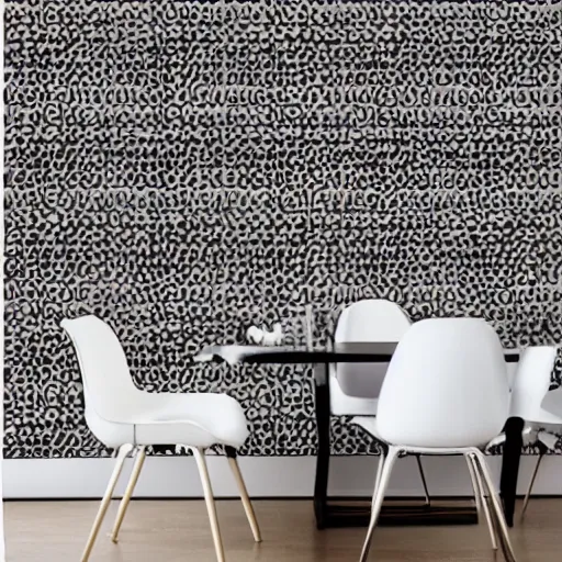 Image similar to modern kitchen wallpaper pig design. expensive