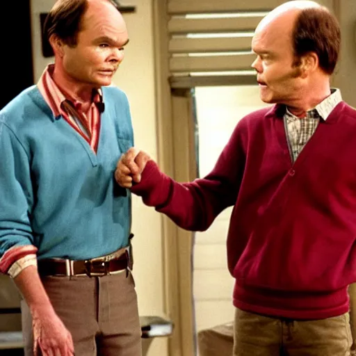 Image similar to still of Eric and Red Forman from That 70s Show