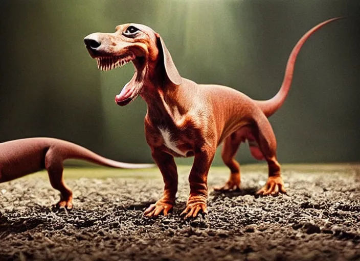 Image similar to Dachshund Tyrannosaurus Rex, National Geographic photo