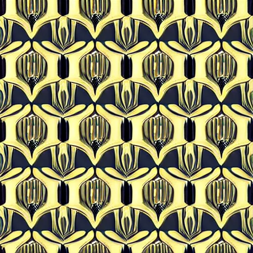 Image similar to symmetry, repeating pattern seamless, gold wall paper. art deco