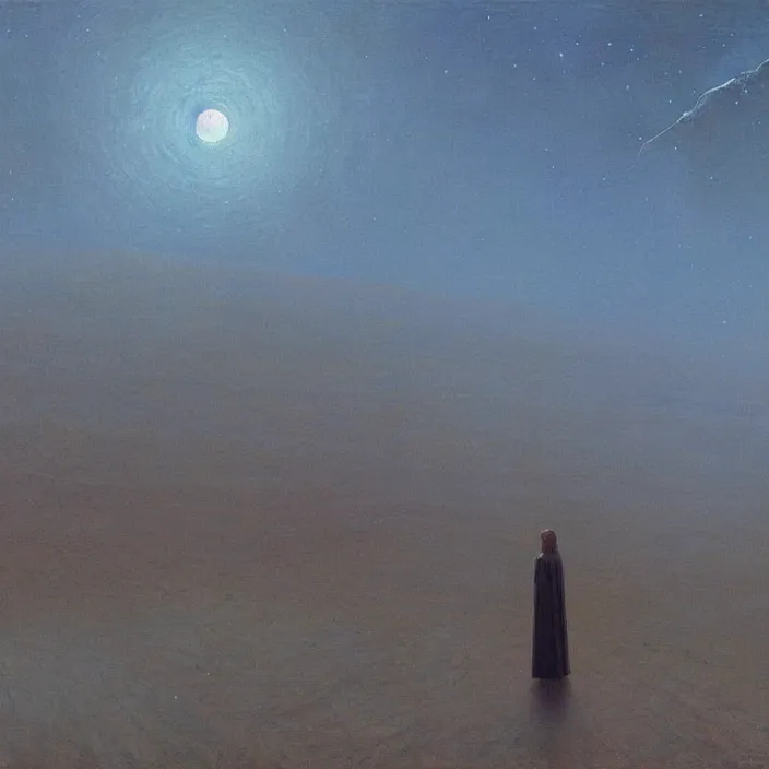 Image similar to the stars are calling, science fiction, Edward Hopper and James Gilleard, Zdzislaw Beksinski, highly detailed