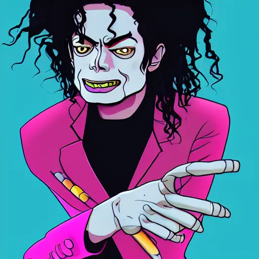 Prompt: a photo of michael jackson in the artstyle of Rick and Morty, hyperdetailed, artstation, digital art, photorealism, accurate, 8k,