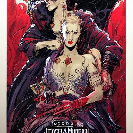 Image similar to UHD Original Todd McFarlane artwork in the style of Greg Rutkowski and art nouveau