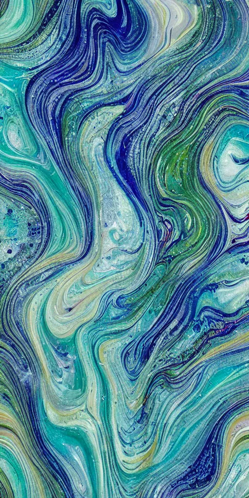 Image similar to beautiful liquid marble texture with big oil bubbles and twirls. harmonic chromatic tones coloured abstraction. ultradetailed realistic art