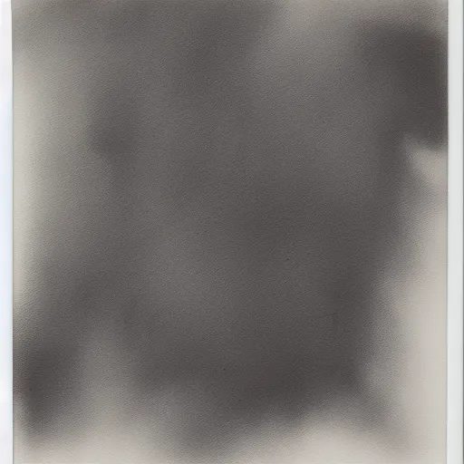 Image similar to polaroid of a abstract charcoal modern art