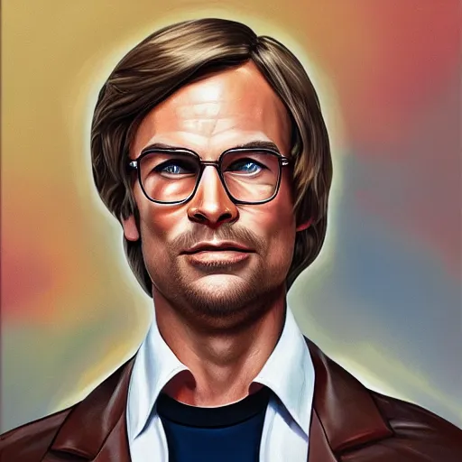 Image similar to once upon a time in hollywood jeffrey dahmer, oil painting, ultradetailed, artstation, ultradetailed, digital painting, ultradetailed