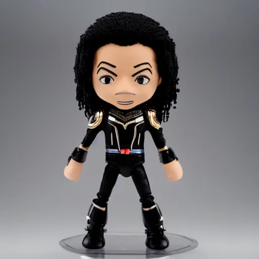 Image similar to single michael jackson, michael jackson, black panther, michael jackson, michael jackson, michael jackson, michael jackson, michael jackson, ( ( ( mickey mouse ) ) ), nendroid, stephen bliss style