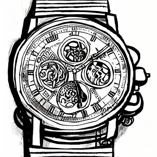 Prompt: vannenwatches illustration