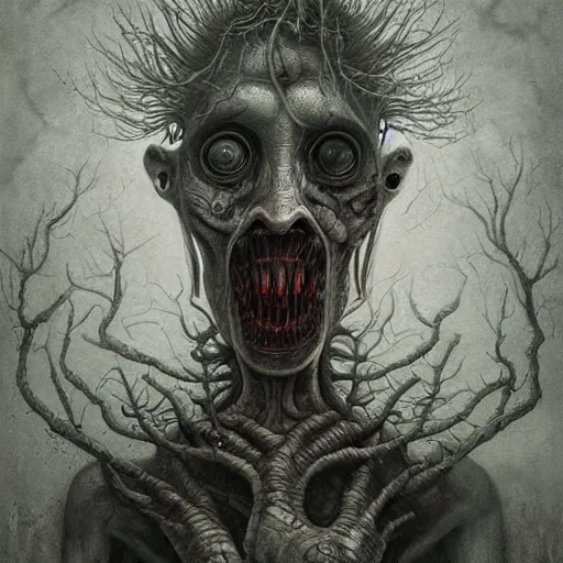 Prompt: a hyperrealistic painting of cosmic horror, by anton semenov and santiago caruso, highly detailed, vivid color,