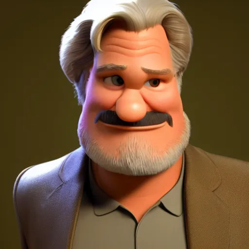 Prompt: jeff bridges as a pixar disney character from up ( 2 0 0 9 ), unreal engine, octane render, 3 d render, photorealistic