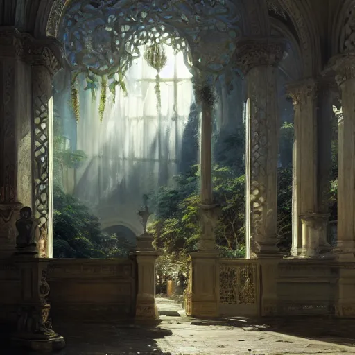 Prompt: beautiful painting of the gates of heaven, volumetric lighting, 8 k octane beautifully detailed render, post - processing, extremely hyper - detailed, intricate, epic composition, cinematic lighting, masterpiece, trending on artstation, detailed detailed detailed, masterpiece, stunning art by anders zorn, wonderful masterpiece by greg rutkowski, beautiful cinematic light,