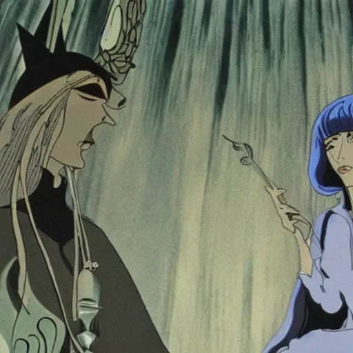 Image similar to a scene from the film belladonna of sadness