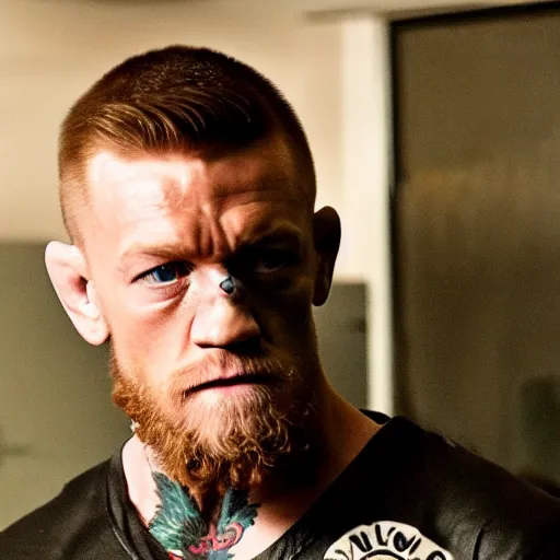 Image similar to Connor McGregor in sons of anarchy very detailed 4k quality super realistic