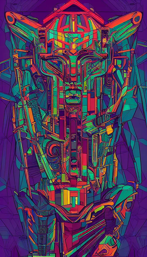 Image similar to Anubis, futurism, da vinci, Dan Mumford, Josan Gonzalez