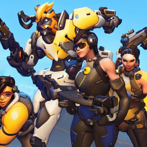 Image similar to overwatch game