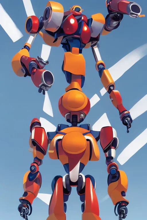 Image similar to metabots medabots medarotto medarot robot minimalist comics, behance hd by jesper ejsing, by rhads, makoto shinkai and lois van baarle, ilya kuvshinov, rossdraws global illumination ray tracing hdr radiating a glowing aura