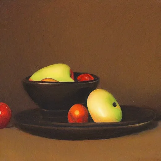 Image similar to still life painting by David Brown, matte,