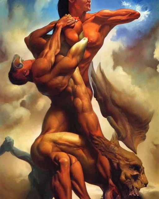 Image similar to by boris vallejo