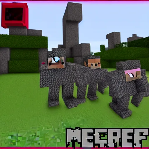 Image similar to minecraft gorilla mob