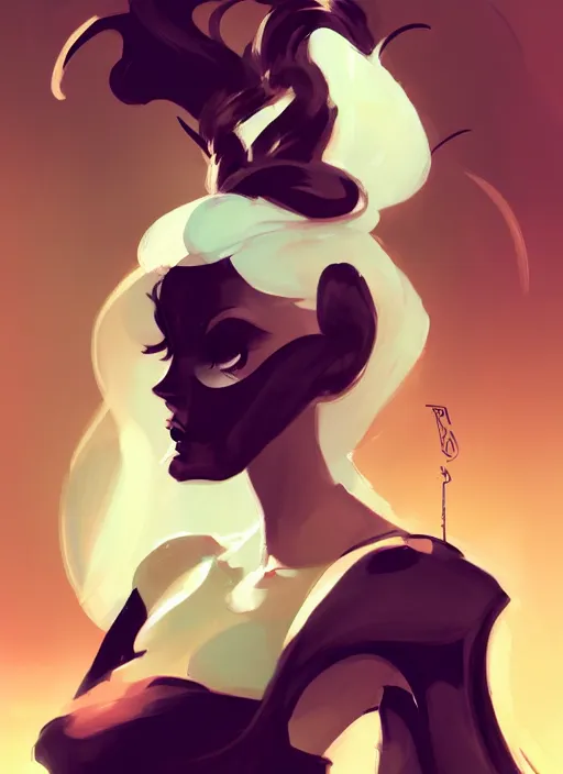 Image similar to a portrait of a lady by greg tocchini