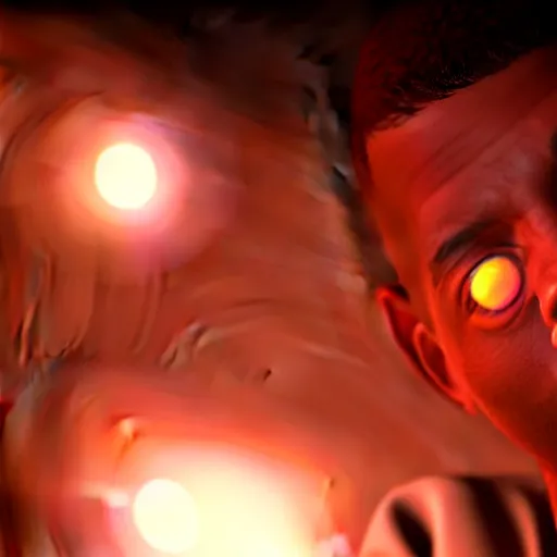 Image similar to a black man singing with all teeth shown ultra realistic, lens flare, atmosphere, glow, detailed, intricate, full of colour, cinematic lighting, trending on artstation, 4 k, hyperrealistic, focused, extreme details, unreal engine 5, cinematic, masterpiece, ultra realistic, hyper realistic, highly detailed, sharp focus, digital art