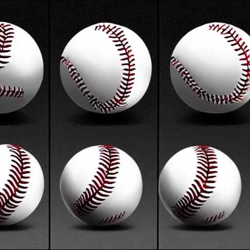 Prompt: baseball tidal wave of baseballs, concept art, by Takumi Park, detailed