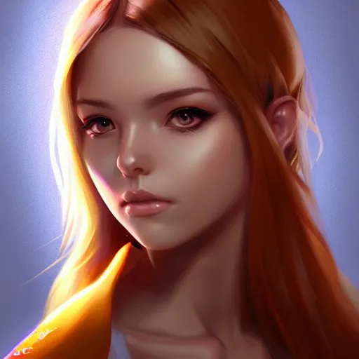 Image similar to character art portrait, deviantart artstation, by artgerm