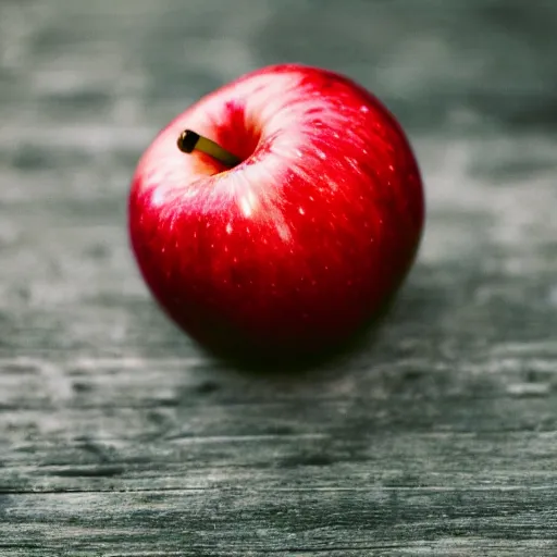 Prompt: a beautiful photo of a red apple