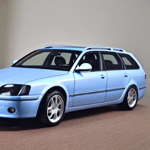 Prompt: the last supper but jesus is a denim blue audi a 4 b 6 avant ( 2 0 0 2 )