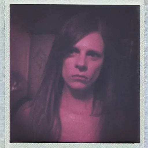 Prompt: summon rot witch fade, ritual aftermath gone wrong, a polaroid photo taken by guillermo del toro