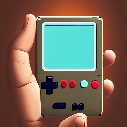 Image similar to face icon stylized minimalist game boy sp, loftis, cory behance hd by jesper ejsing, by rhads, makoto shinkai and lois van baarle, ilya kuvshinov, rossdraws global illumination