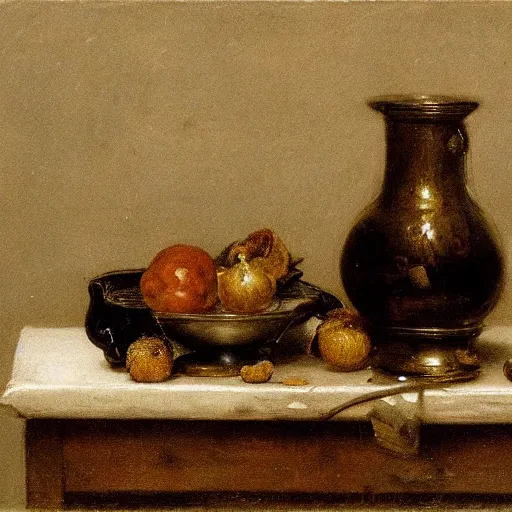 Image similar to still life by willem claesz heda