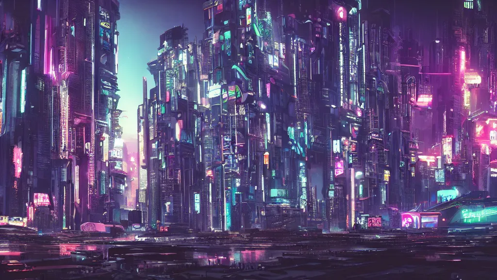 cyberpunk city | Stable Diffusion