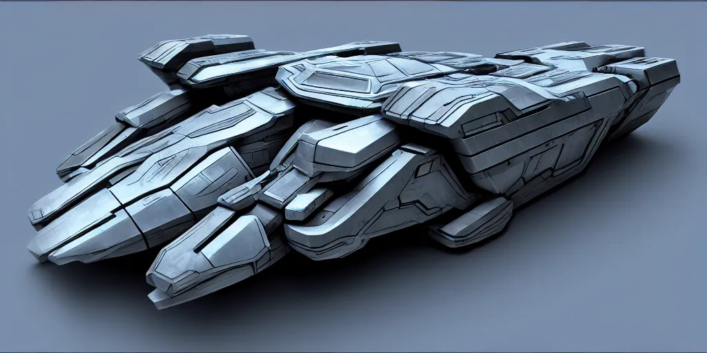 Image similar to an armored futuristic sci fi vehicle