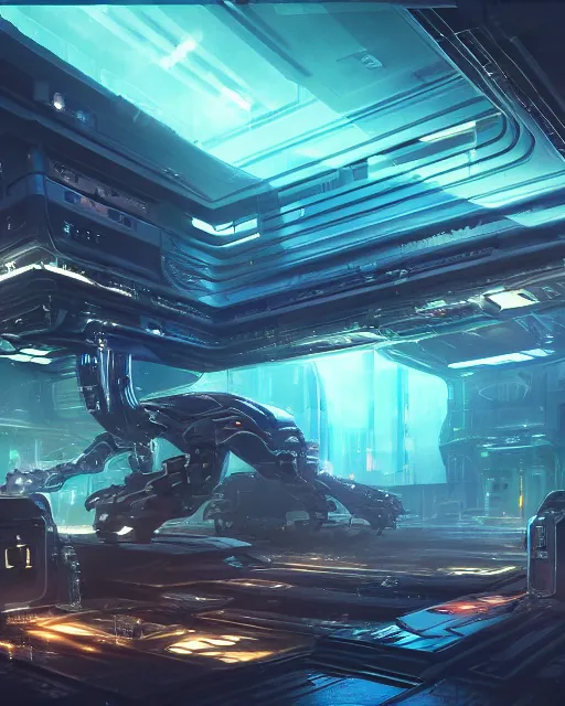 Image similar to cult of technology, exterior of scifi temple, machines, robots, ultra realistic, gaming computers, highly detailed, simulation, atmosphere, masterpiece, epic lighting, glowing wires, transparent objects, mysterious, highlighted, 4 k, cinematic, art by patryk olkiewicz and chris ostrowski and liang yao