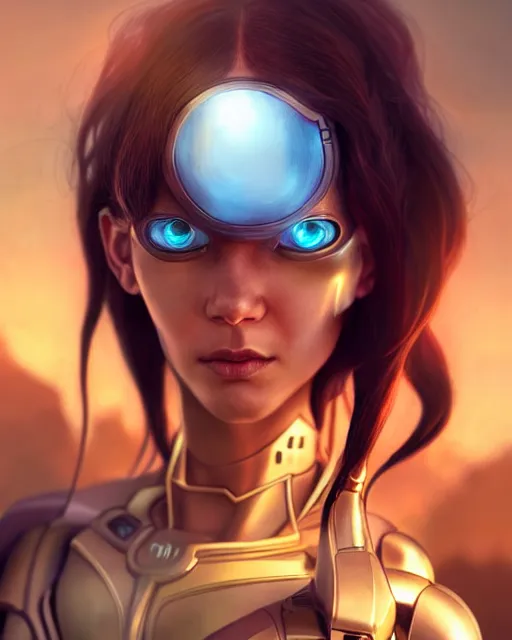 Image similar to weta disney pixar movie still portrait photo of cyborg woman by pixar, by weta, wlop, ilya kuvshinov, rossdraws, artgerm, maxim cover, latex, sweaty, iridescent, bright morning, anime, liosh, mucha