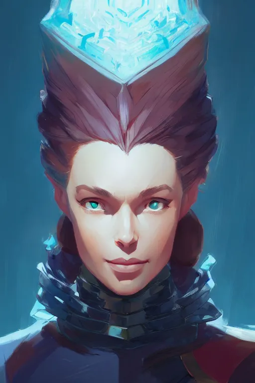Prompt: just one head, portrait, queen of the 7 realms, official fanart behance hd artstation by Jesper Ejsing, by RHADS and Makoto Shinkai and Lois van baarle and ilya kuvshinov and rossdraws