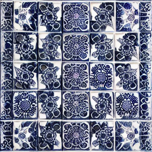 Prompt: beautiful detailed tile design