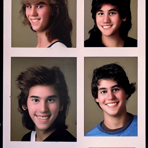 Image similar to 1985 high school year book headshot photos