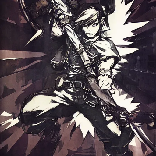 Image similar to Link by Yoji Shinkawa