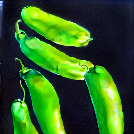 Prompt: exploding jalapeno by shusei nagaoka, kaws, david rudnick, airbrush on canvas, pastell colours, cell shaded, 8 k