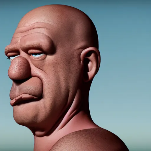 Image similar to closeup portrait of homer simpson, depth of field, zeiss lens, detailed, symmetrical, centered, fashion photoshoot, by Annie Leibovitz and Steve McCurry, David Lazar, Jimmy Nelsson, Breathtaking, 8k resolution, extremely detailed, beautiful, establishing shot, artistic, hyperrealistic, beautiful face, octane render