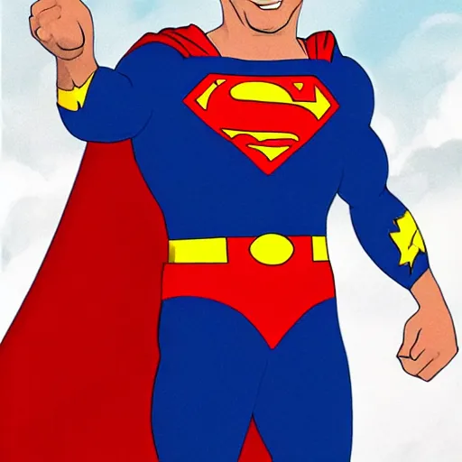 Image similar to joe biden as superman