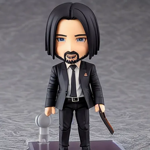 Image similar to Keanu Reeves Nendoroid figure