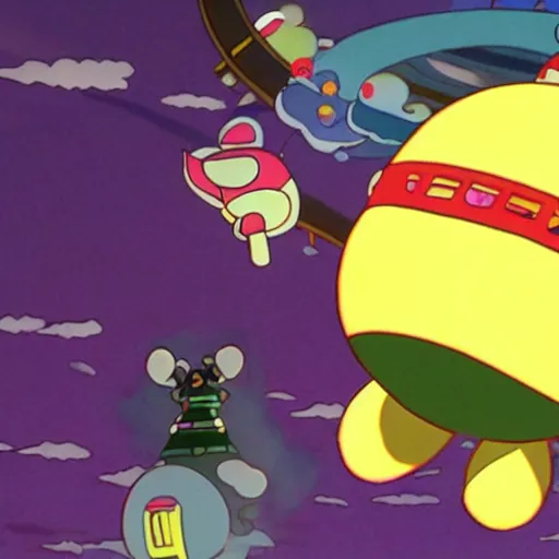 Prompt: award winning katamari damacy movie in the style of spirited away