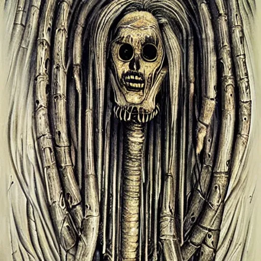 Image similar to an afrikaans oom by hr giger