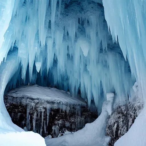 Image similar to ice cave