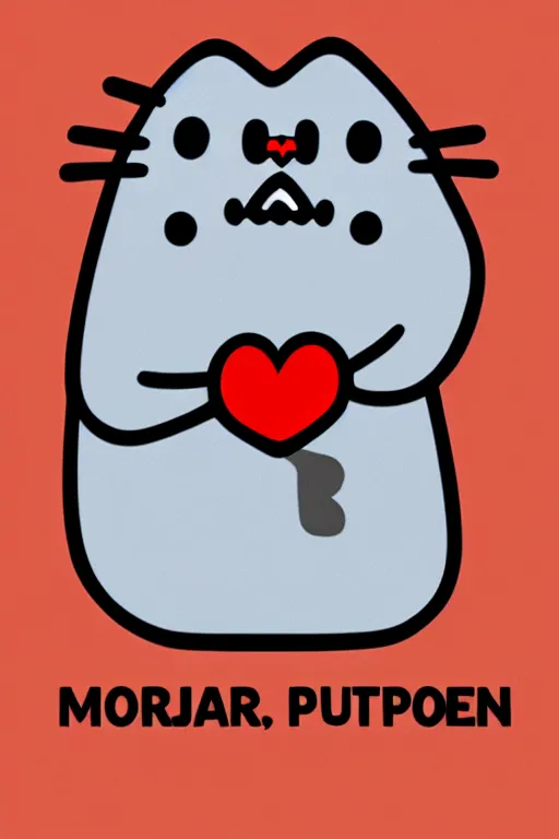 Image similar to a marxist pusheen
