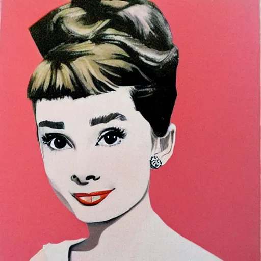 Image similar to audrey hepburn art by esther inglis